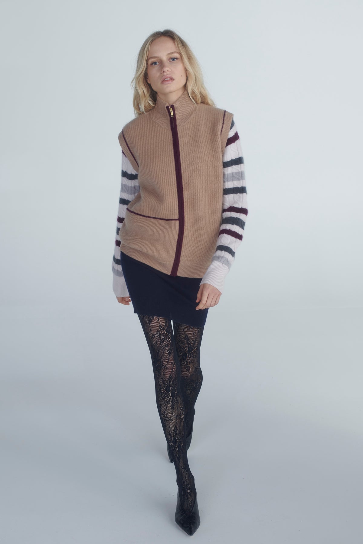 Babington Cardigan by Madeleine Thompson, AW26 campaign photograph 5