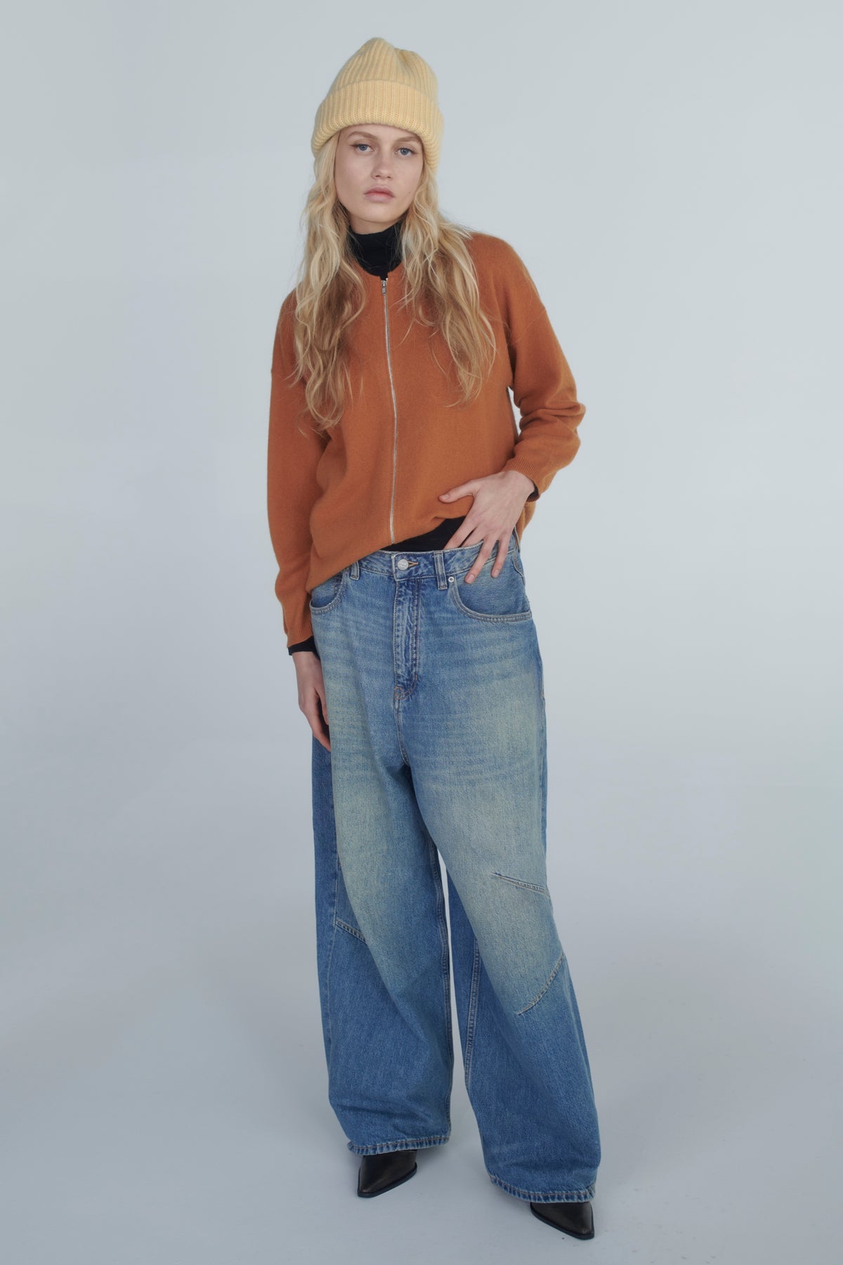 Butler Cardigan by Madeleine Thompson, AW26 campaign photograph 2
