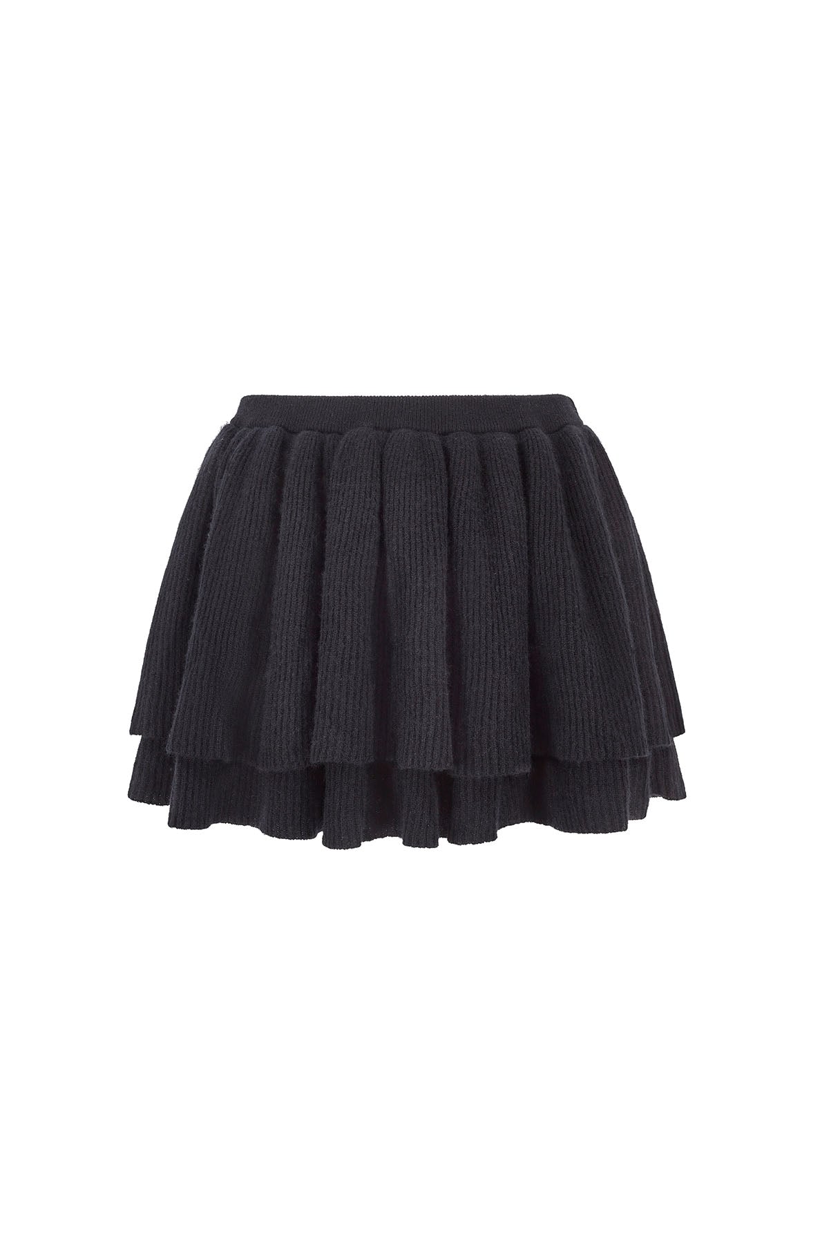 Black ruffle skirt yarn sale