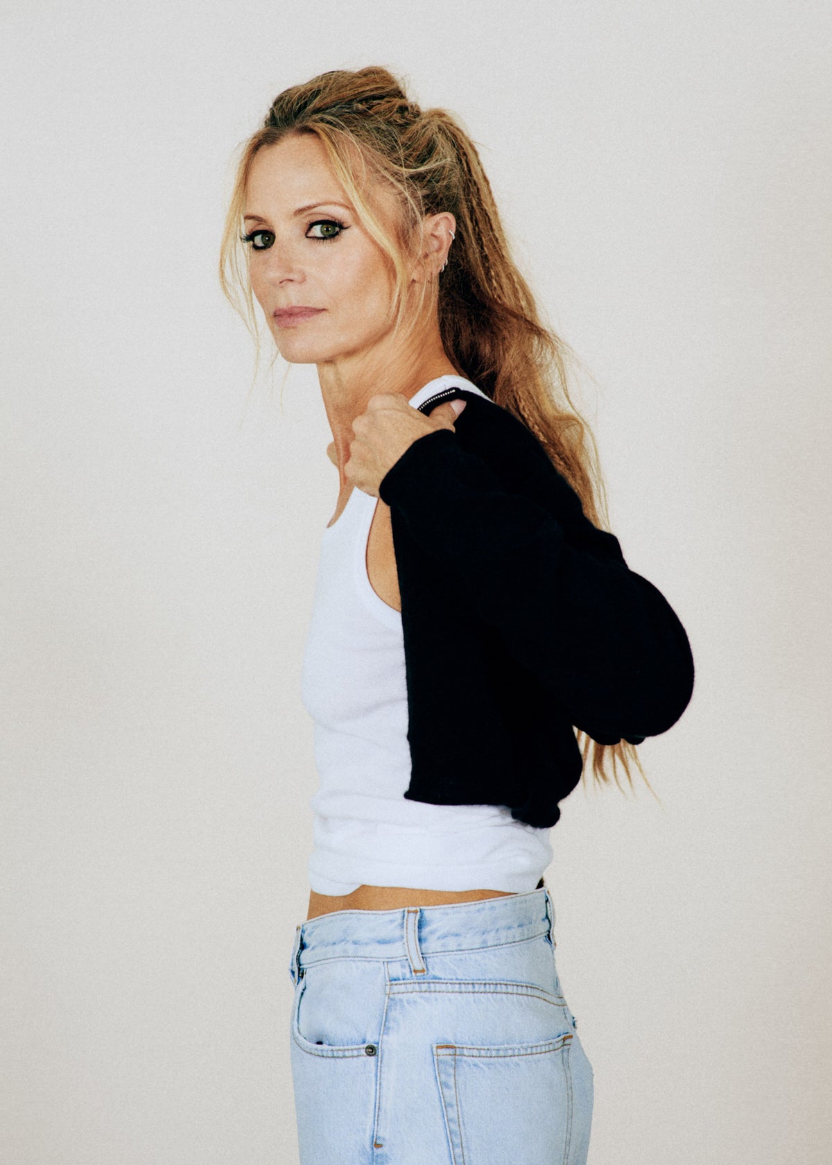 Gala Hoodie in black — Laura Bailey × Madeleine Thompson