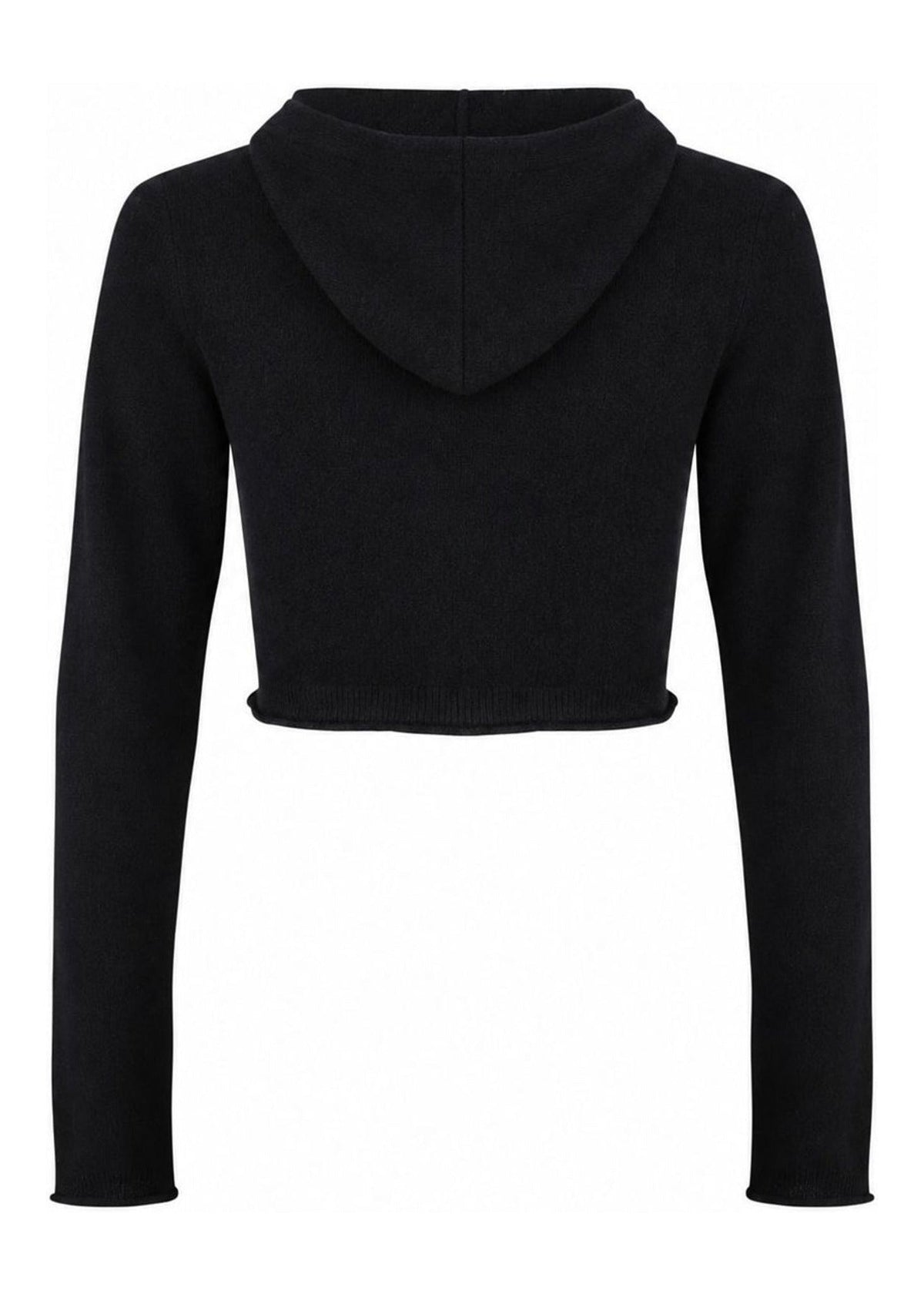 Gala Hoodie in black — back cut-out