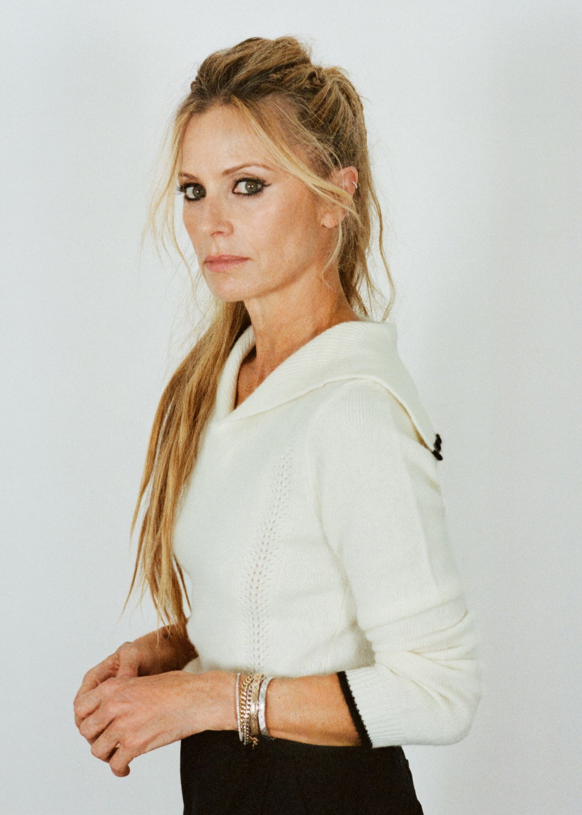 Luna Top in cream — Laura Bailey × Madeleine Thompson