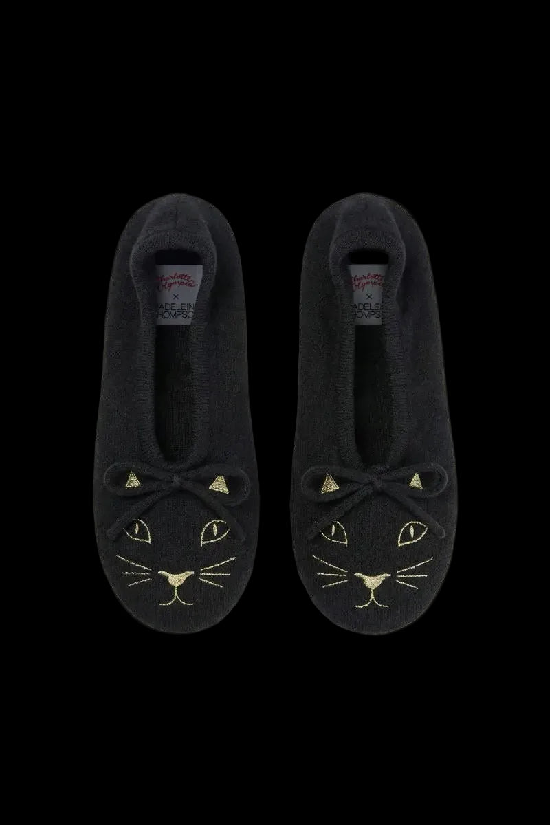 Cashmere Kitty Slippers (Charlotte Olympia X Madeleine Thompson)
