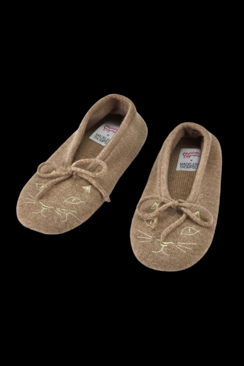 Cashmere Kitty Slippers (Charlotte Olympia X Madeleine Thompson)