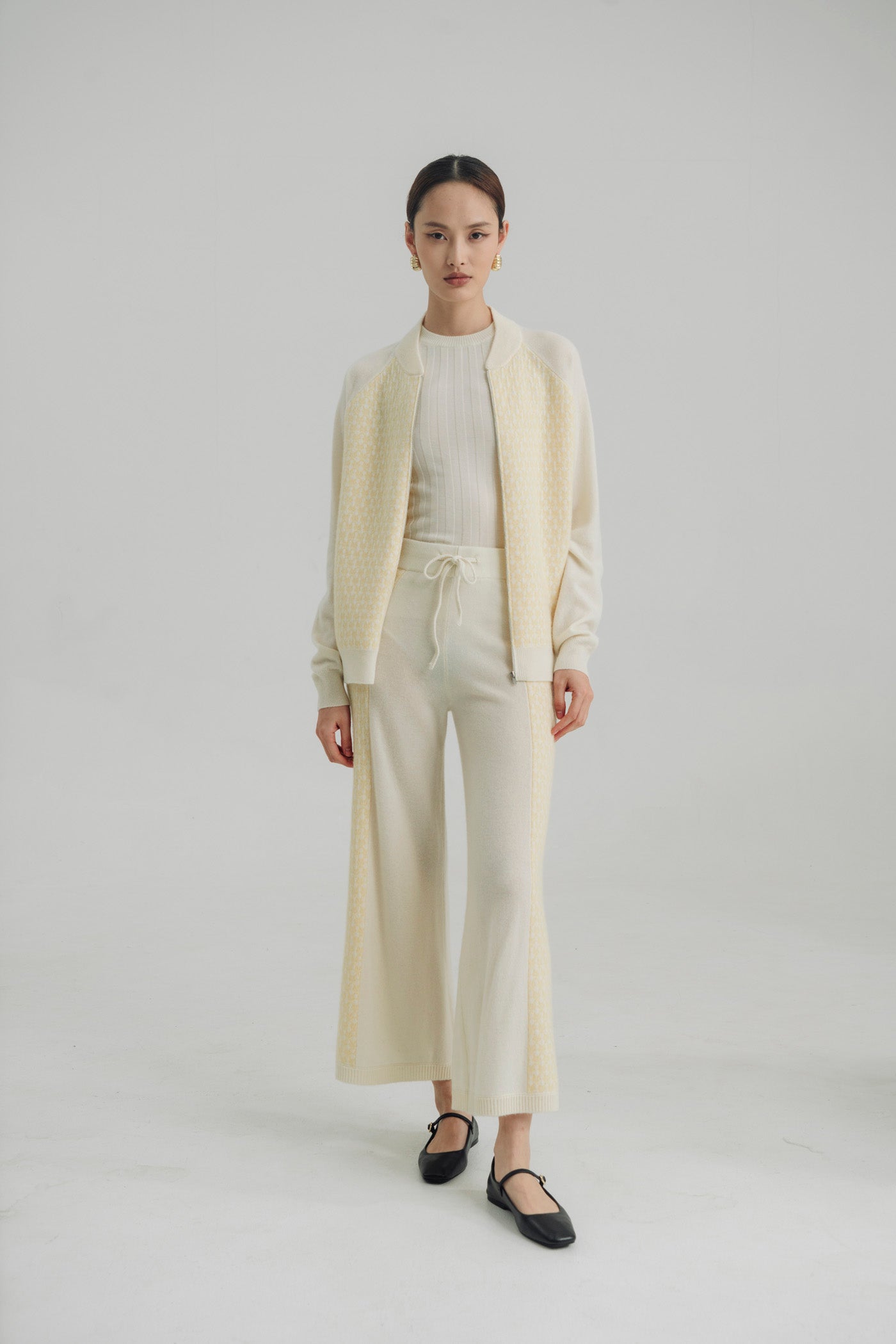 degas bomber + blake pant (cream)
