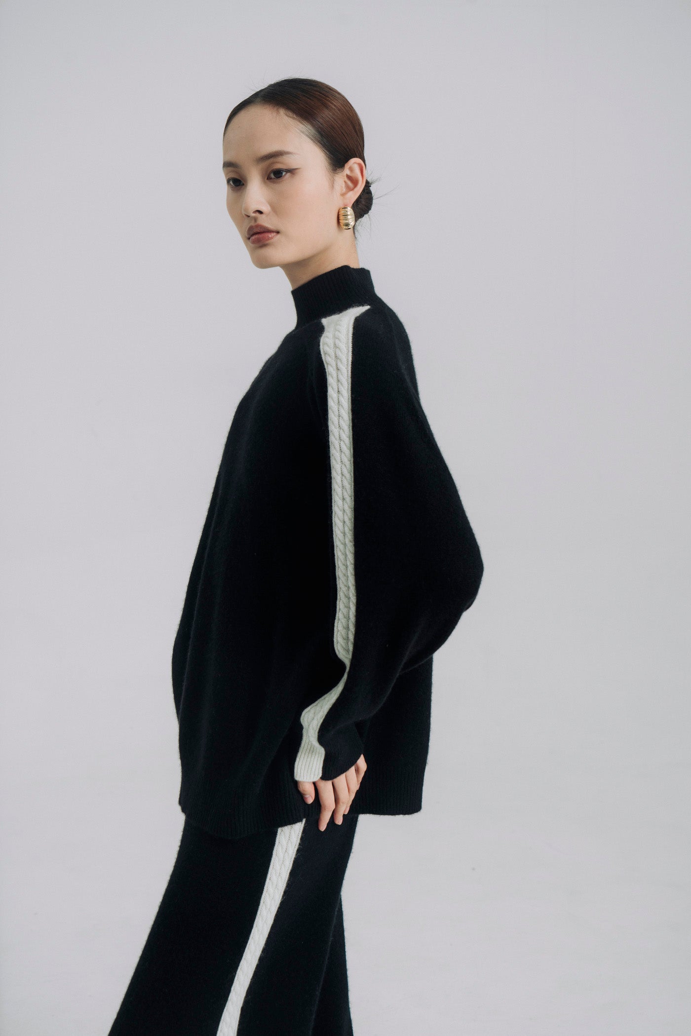 warhol top + pollack pant (black)