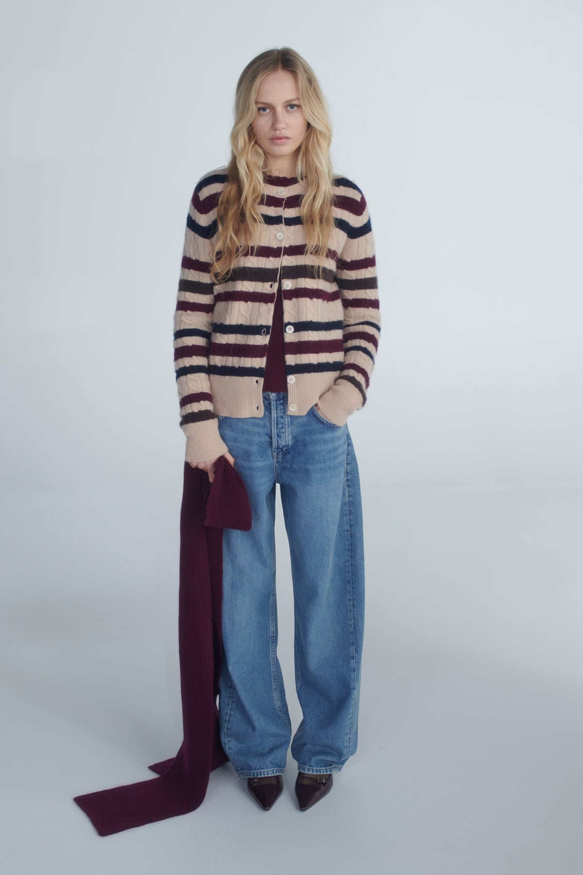 MacDonnell Scarf by Madeleine Thompson, AW26 campaign photograph 1