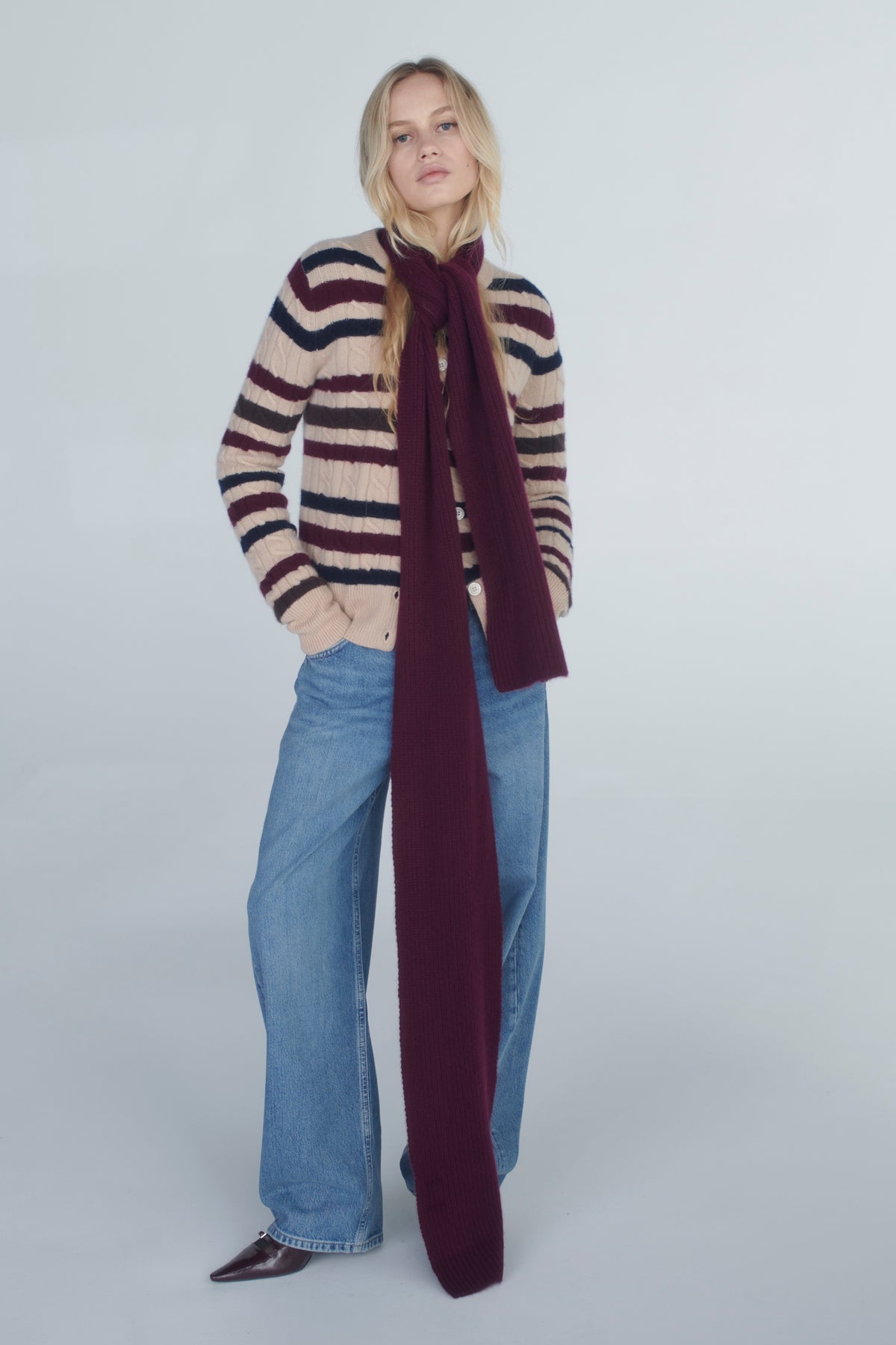 MacDonnell Scarf by Madeleine Thompson, AW26 campaign photograph 2