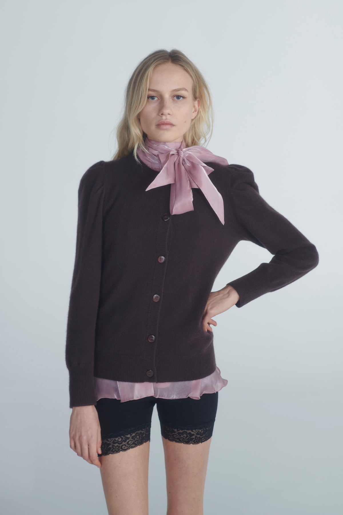Borrett Cardigan by Madeleine Thompson, AW26 campaign photograph 1