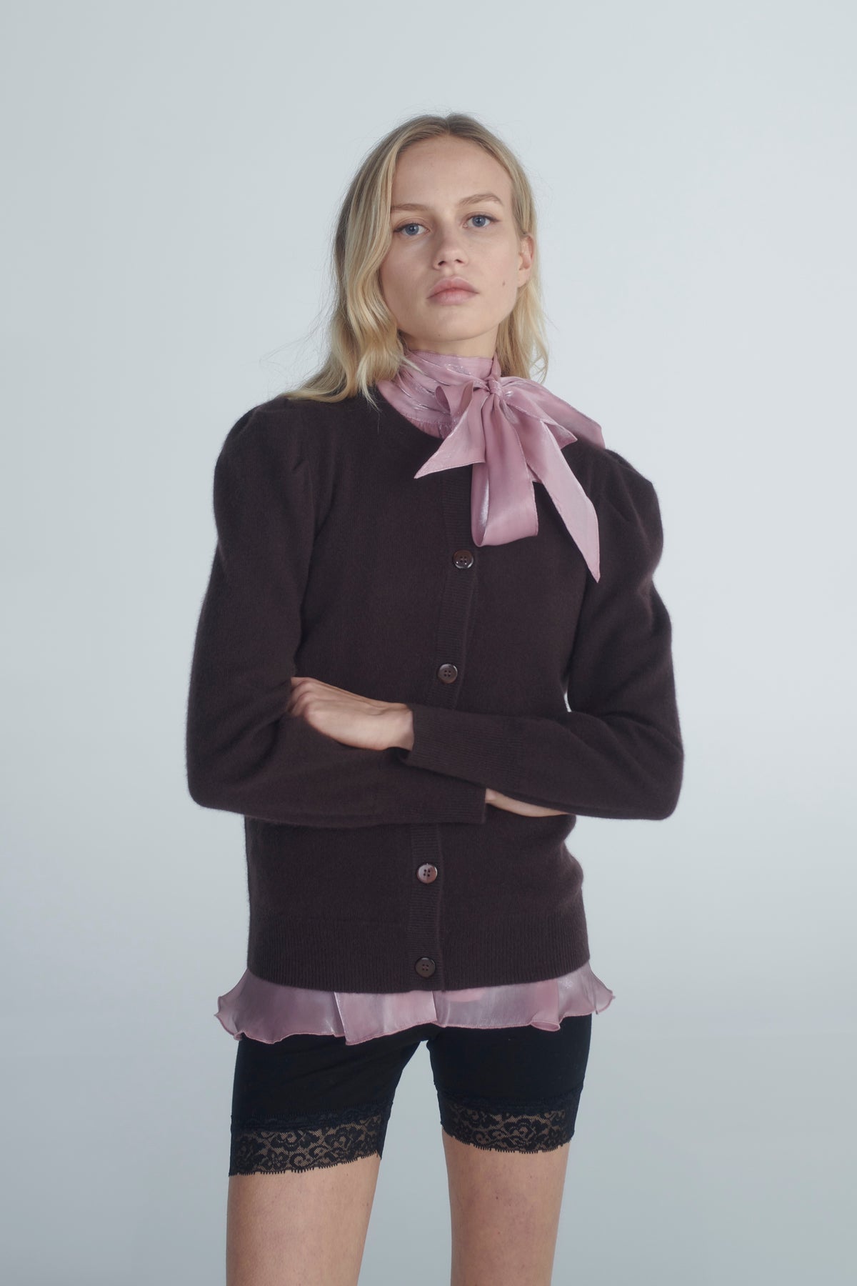 Borrett Cardigan by Madeleine Thompson, AW26 campaign photograph 2