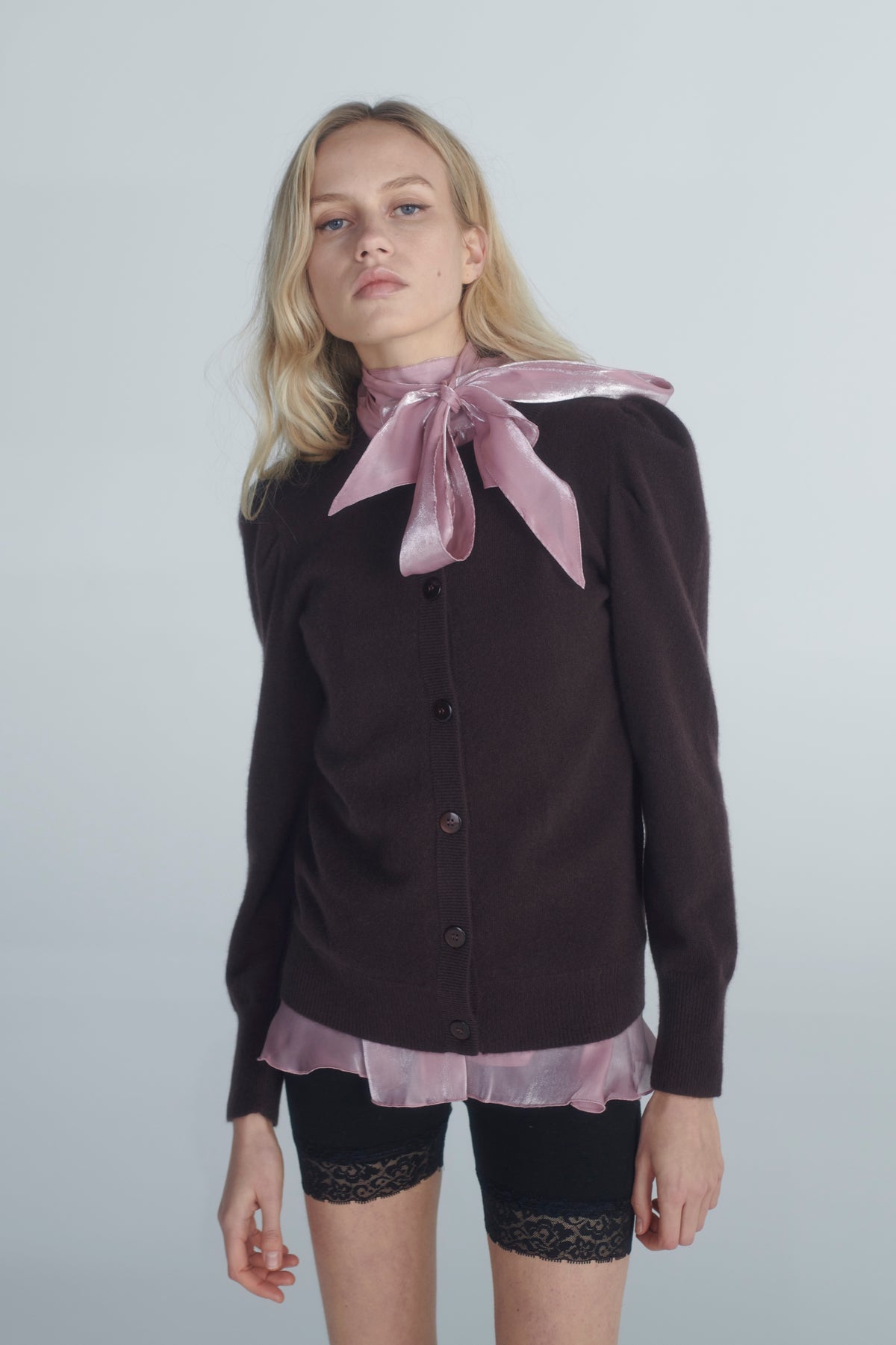 Borrett Cardigan by Madeleine Thompson, AW26 campaign photograph 3