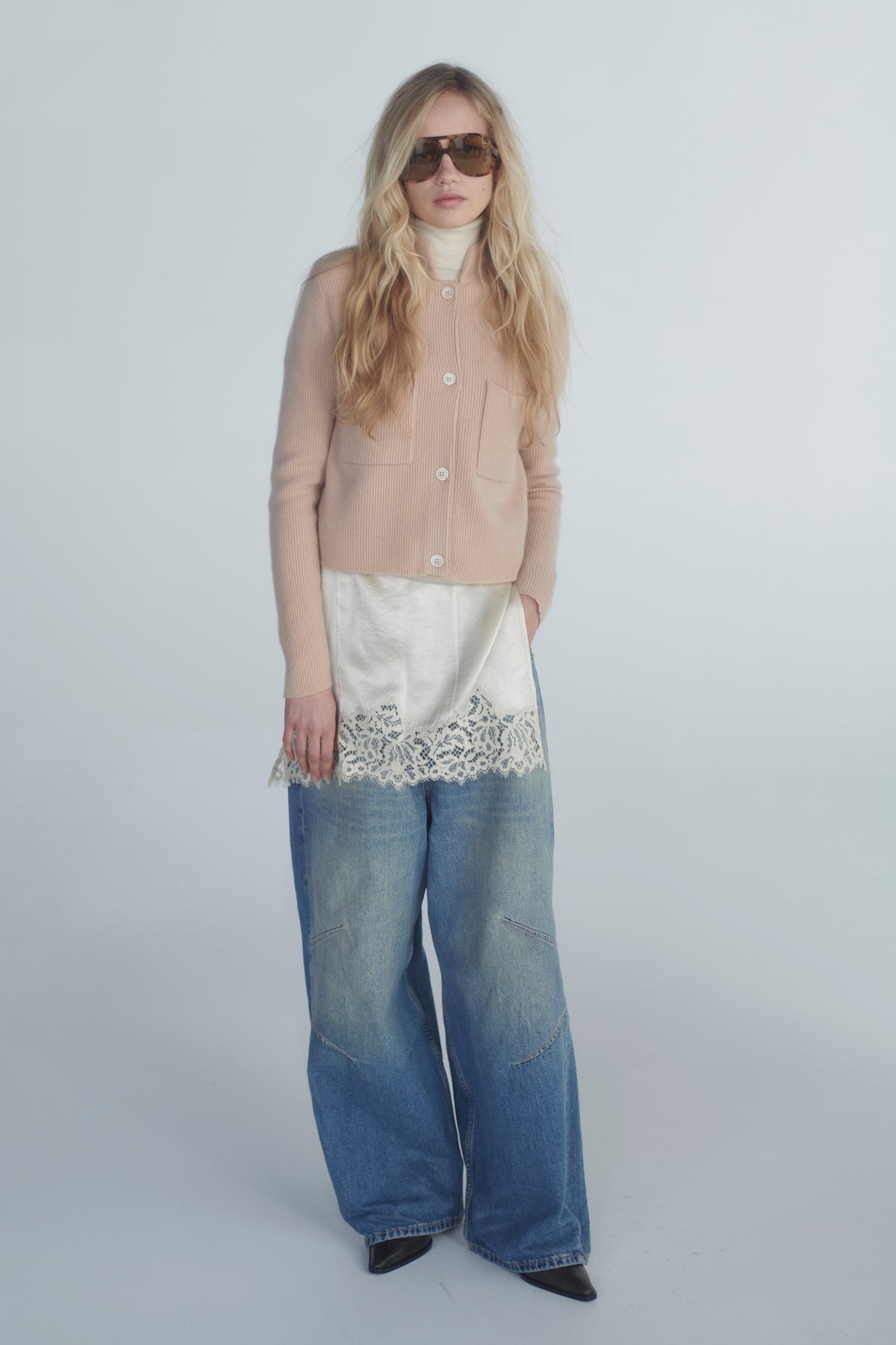 Battery Cardigan by Madeleine Thompson, AW26 campaign photograph 1