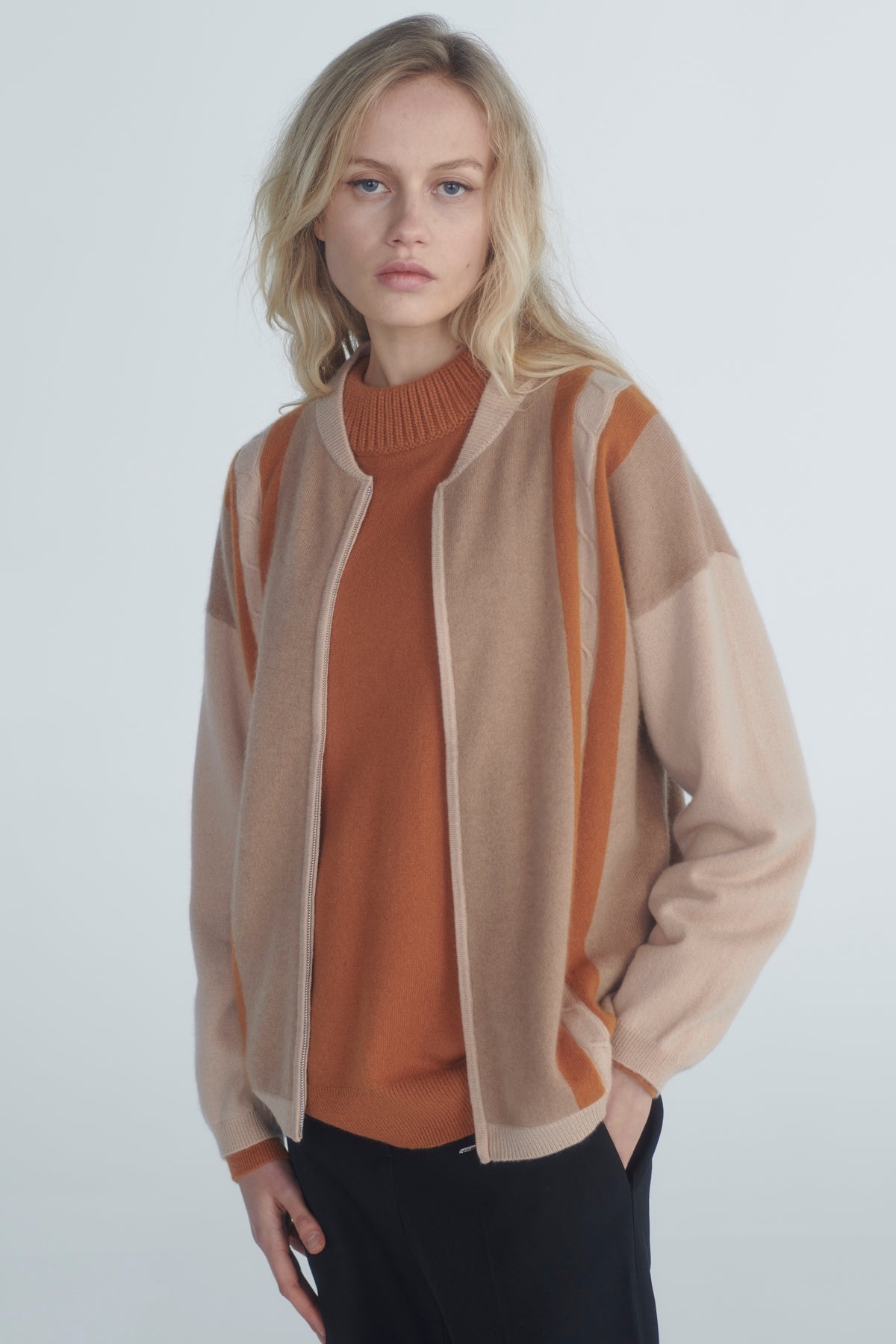 Cleveland Cardigan by Madeleine Thompson, AW26 campaign photograph 2