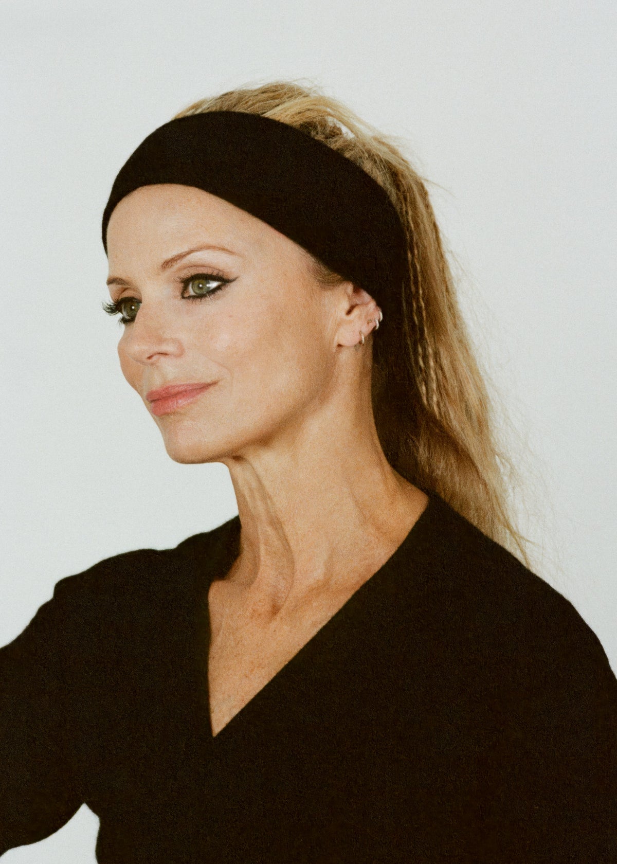 Athena Cardigan in black — Laura Bailey × Madeleine Thompson