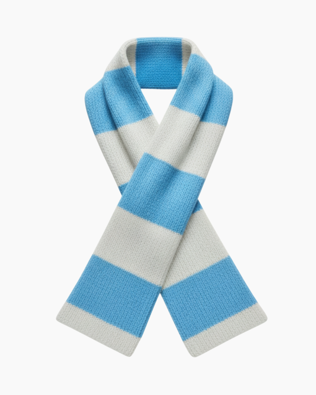 MTFC Sky Blue & White Cashmere Football Scarf